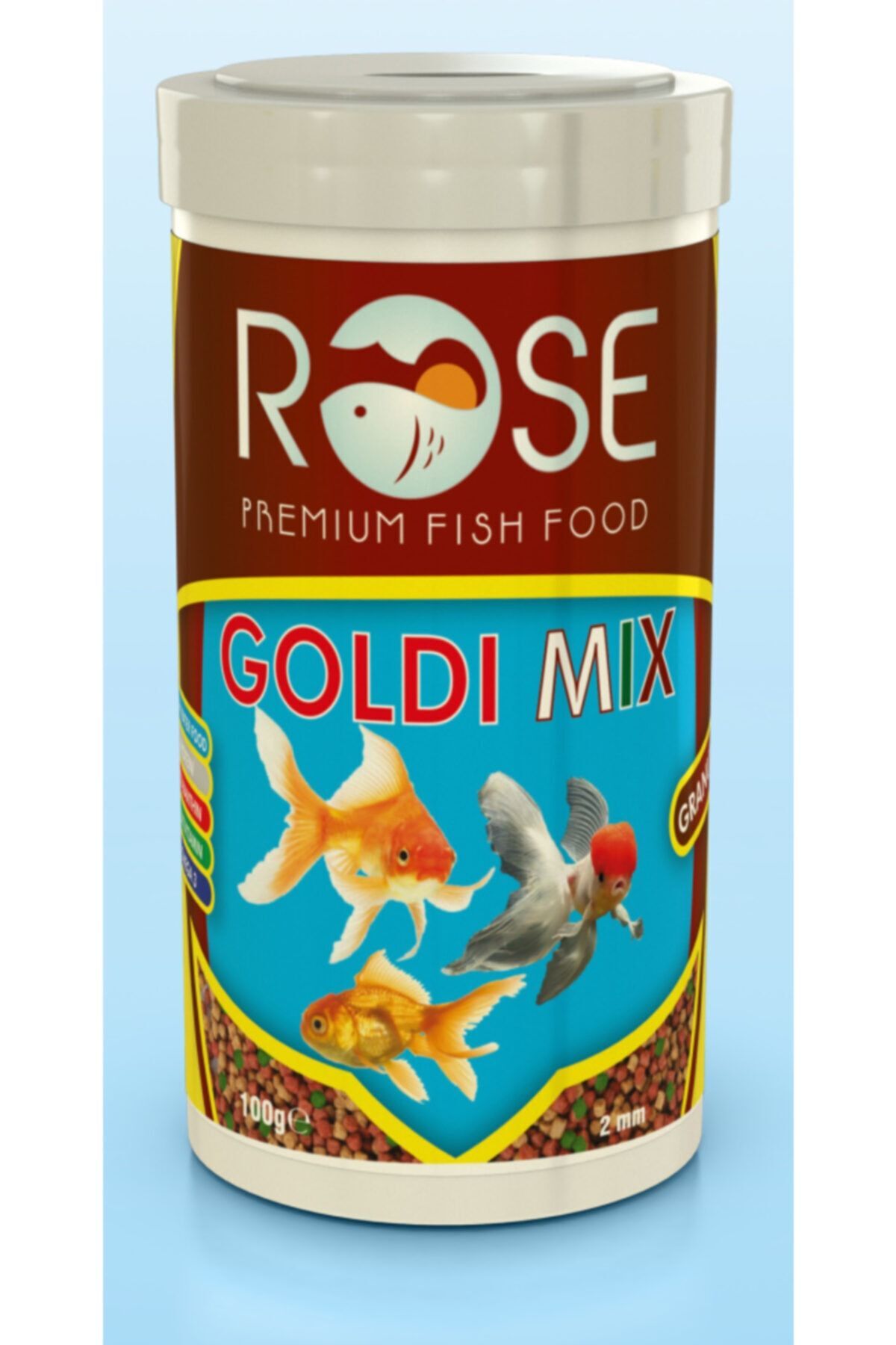Rose Goldi Mix Gran. 250 Ml Japon Balık Yemi 12'Lİ